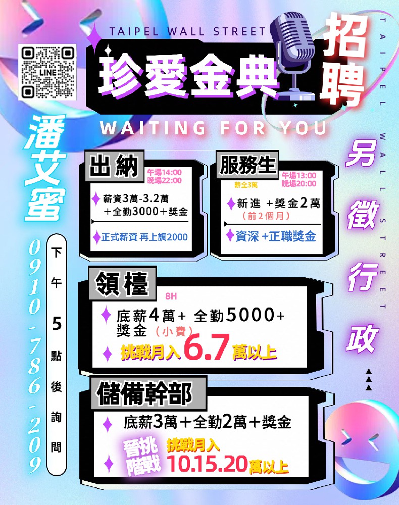 金典酒店招聘服務生