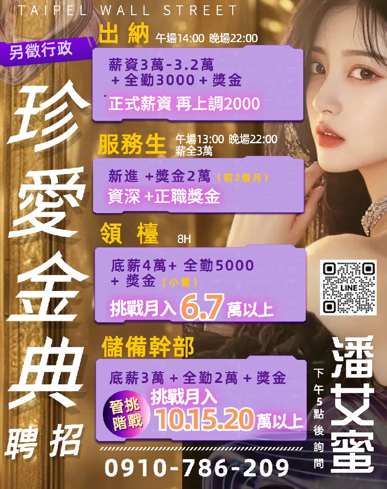 金典酒店招聘服務生