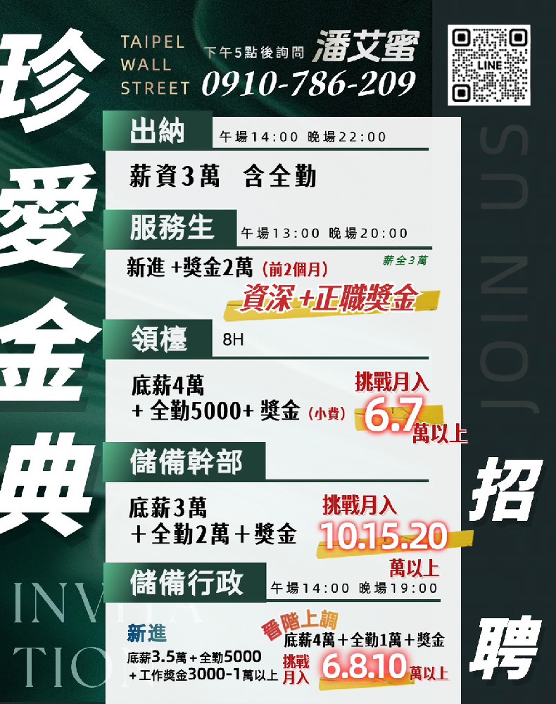 金典酒店招聘服務生