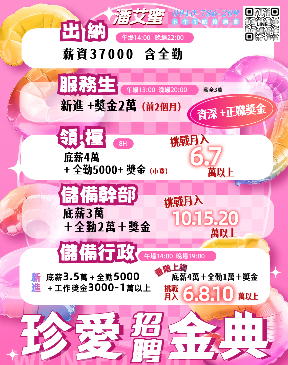 金典招募公關工作職缺
